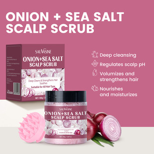 Cross-Border New Product Sauvasine Scalp Scrub Onion + Sea Salt 100g
