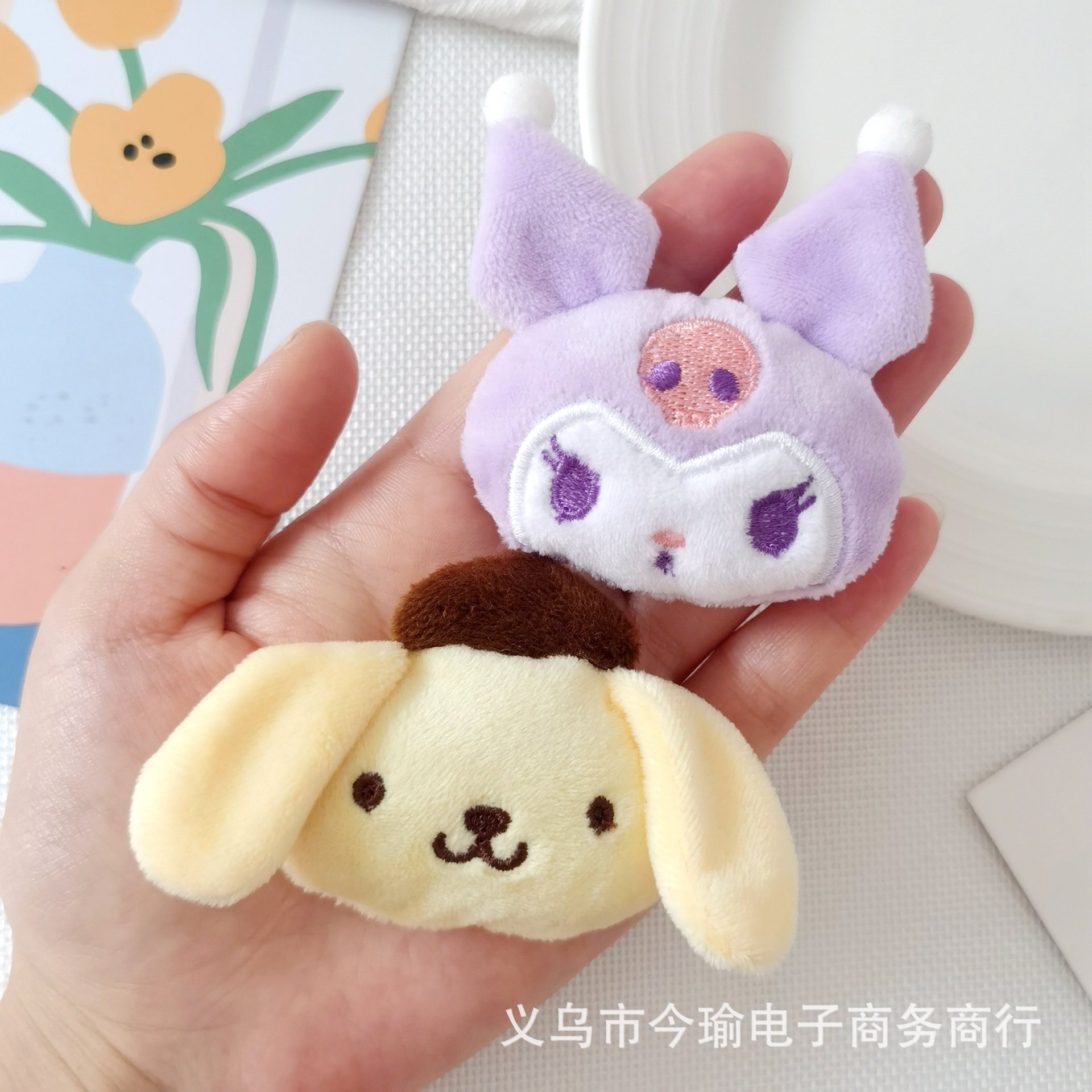 만화 봉제 옥 개 멜로디 헤어 밴드 머리 장식 액세서리 DIY 산리오 브로치 의류 액세서리
