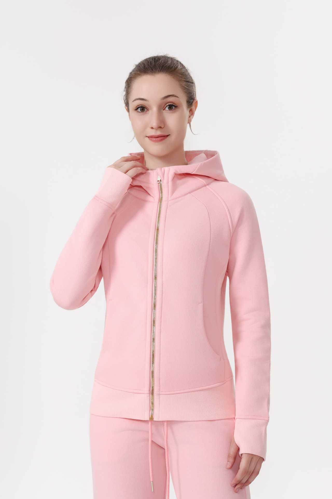 Peony pink gold [slim sweatshirt]