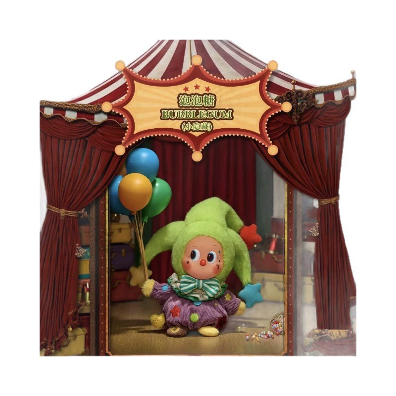 Клоун-игрушка из серии SERIOUS с лицевой коробкой Halloween Ball Throwing Clown Blind Box, виниловая плюшевая игрушка