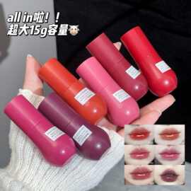 JOJO DIARY小灯泡唇蜜低饱和水润嘟嘟唇韩系嫩妹不沾杯唇釉大容量