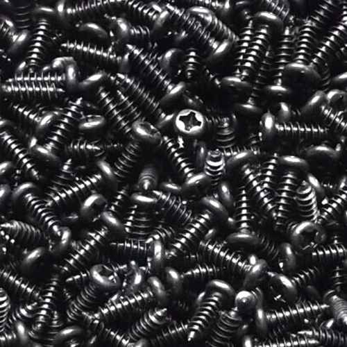 Black round head cross-recessed self-tapping screw, cross-recessed wood screw, small electronic screw, M1.7-M4