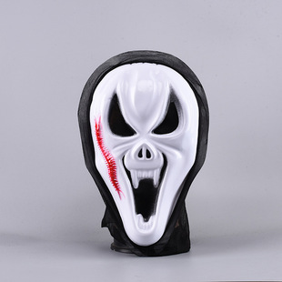 Devil Grimace Headgear Scream Funny Scary Tricky Skeleton Mask Halloween Horror Mask Props Wholesale