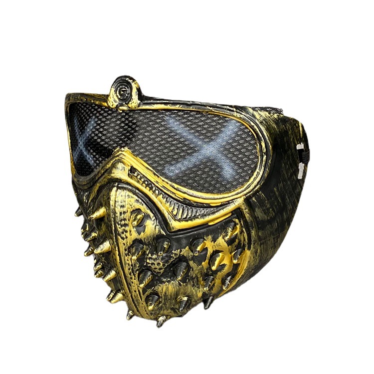 Halloween Guarda il gioco che circonda la maschera del cane da guardia cos chiave inglese maschera in pvc Halloween performance punk oggetti di scena maschera_voghion.com