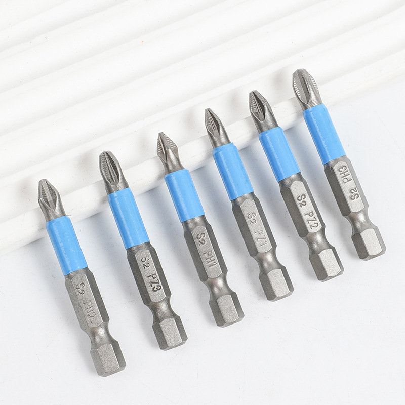 S2 スチール製滑り止めビット電動ビットクロスビット電動ドライバー PH1/PH2/PH3/PZ1/PZ2/PZ3|undefined