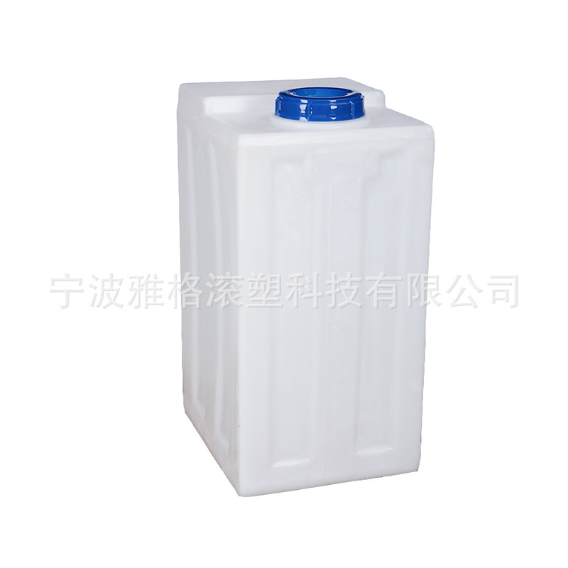 雅格供应120L立式方形加药箱  污水处理搅拌桶  PAC溶药桶