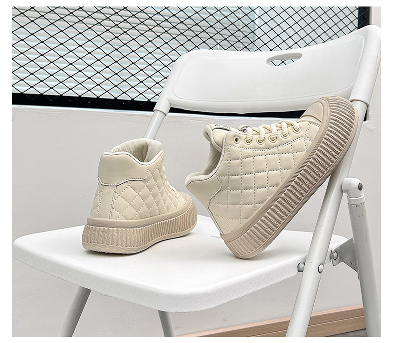 Ventilerande casual sneakers för herr med tjock sula höst_voghion.com