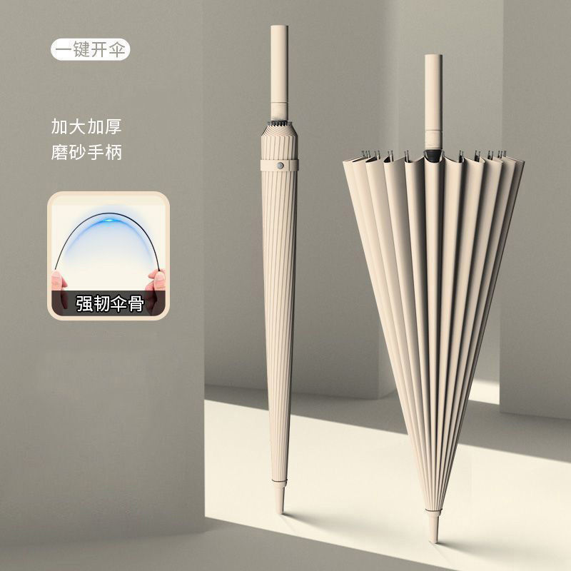 Long handle umbrella for men and women 24 bones automatic double…