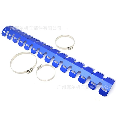 Motorcycle modification off-road vehicle Exhaust pipe - long-blue