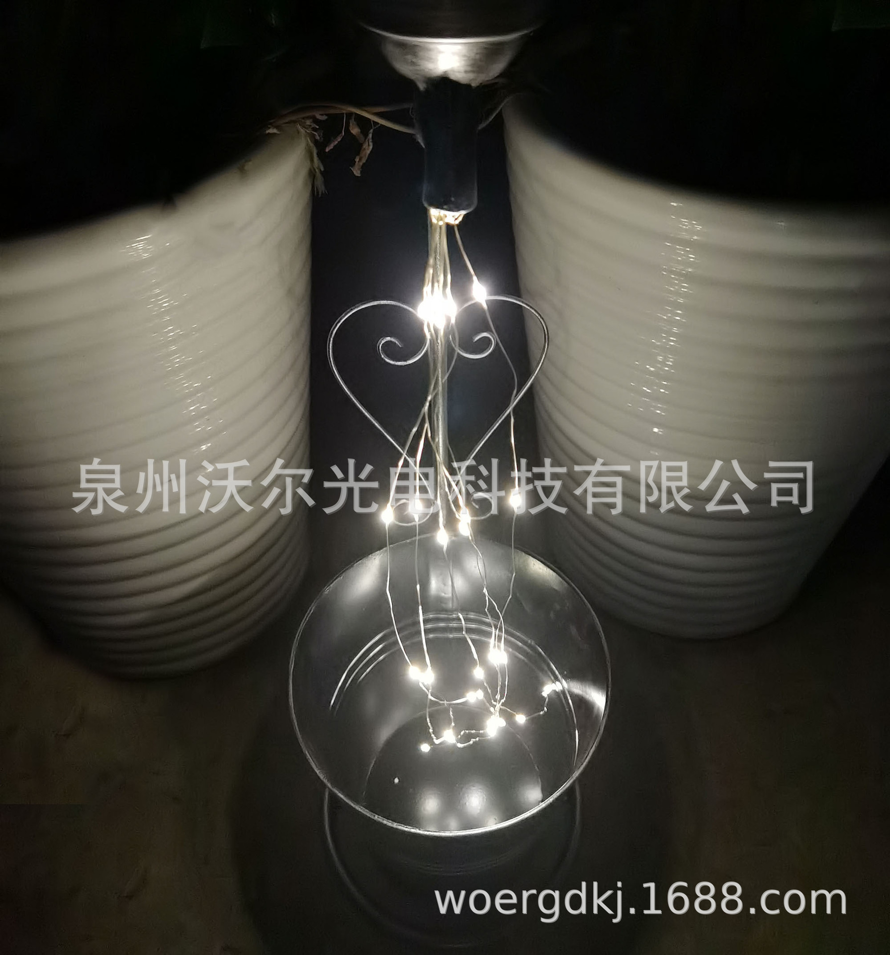 热销LED复古水龙头浇花太阳能灯 洒水灯庭院装饰 景观灯节日 灯串