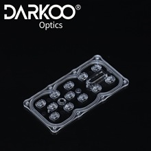 led连体路灯透镜126连体路灯高透灯3535 5050光源透镜配件PC24合