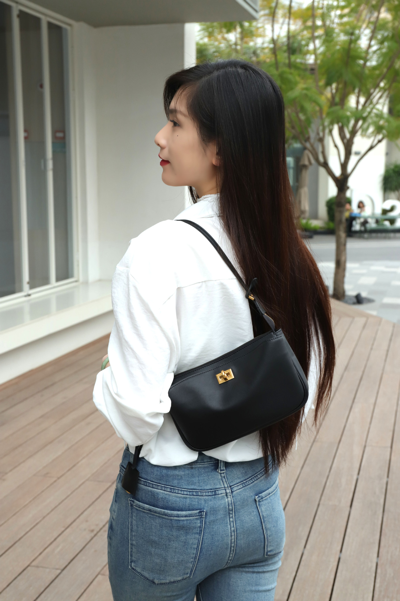 Nuevos bolsos transfronterizos primavera - verano 2025 nuevos rodeo Kelly palos franceses bolsos de cuero bajo las axilas bolso de mujer bolso de mujer bolso de mujer