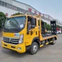视频多少小挖机平板运输车