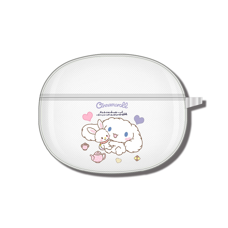 Adecuado para realme buds air3, funda para auriculares, funda protectora Bluetooth, carcasa suave transparente de TPU, patrón de impresión en color