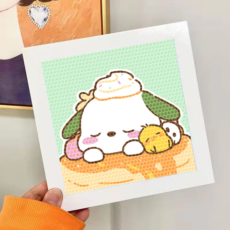 Nuevo dibujo de diamante infantil de labu diy pegatinas de diamante con marcos de fotos hechas a mano diy puzzle pegatinas de mampostería image 194