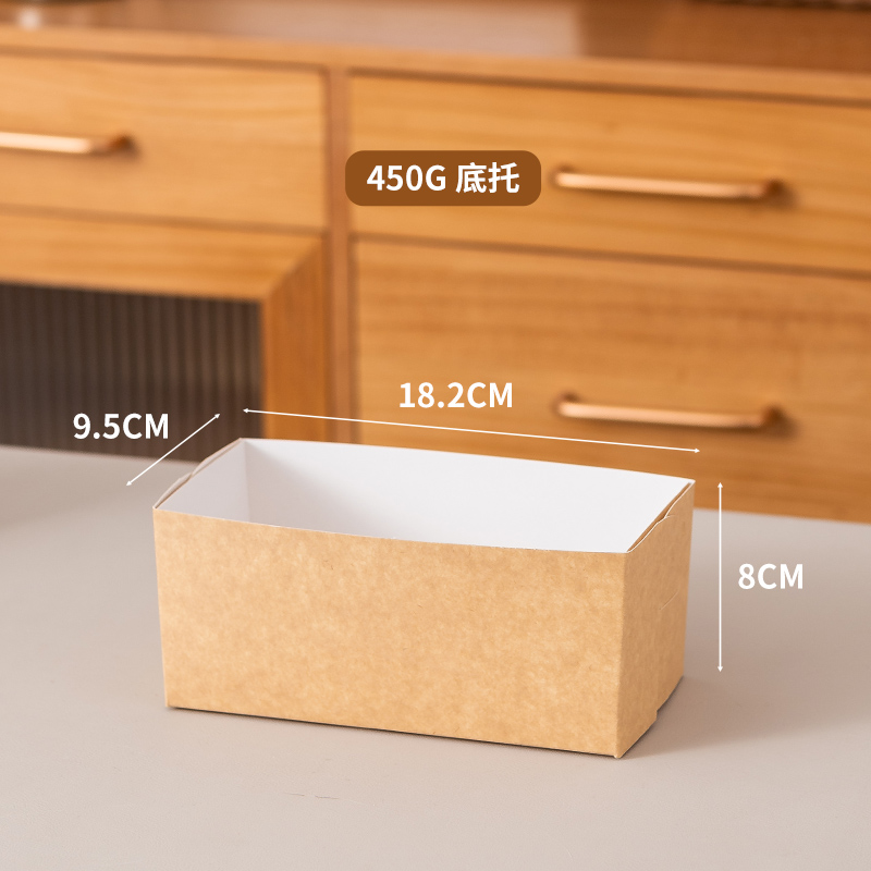 Dorado almohada Qifeng pastel de papel almohada de sabor tostada envasado pan de soporte de papel desechable horneado resistente a alta temperatura