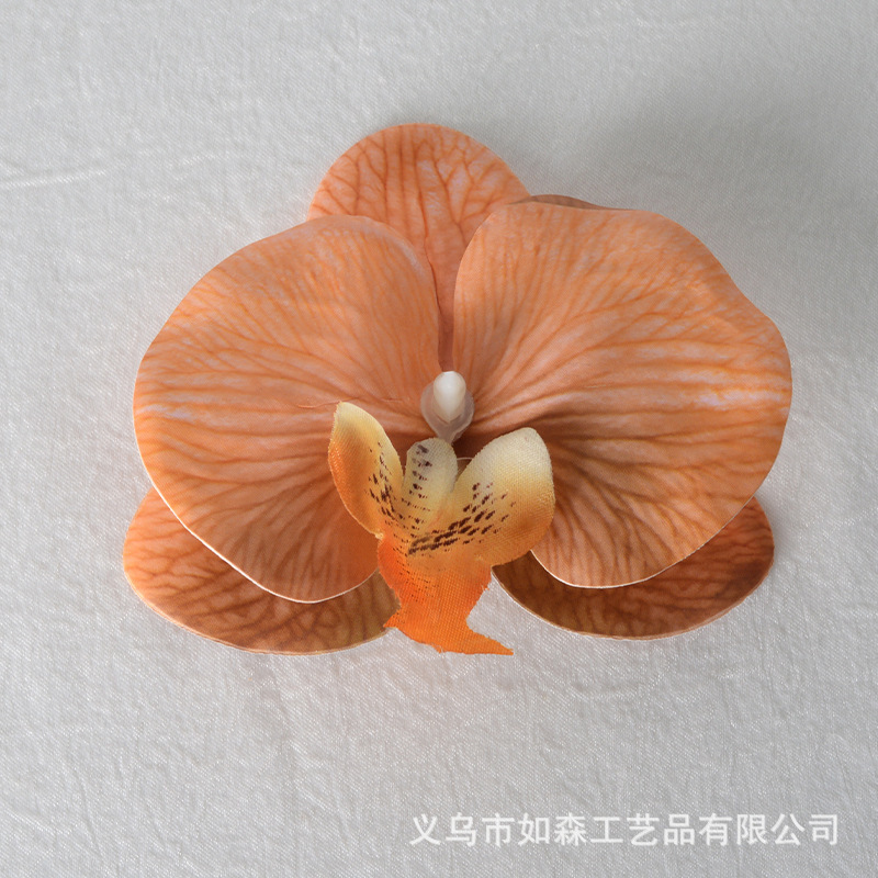 シミュレーションフィルム胡蝶蘭花頭花弁シミュレーション花アクセサリーヘアピンdiy手作りウェディングドレス装飾|undefined
