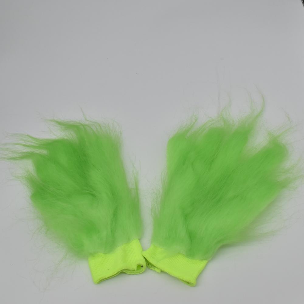 Halloween Cosplay Natale Carnevale Natale Grinch Mezza Maschera Grinch Barba Mostro Verde Maschera Guanti Fantasma_voghion.com