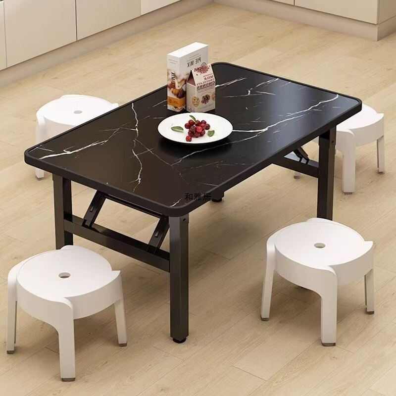 Folding Table, Low Table, Home Dining Table, Rectangular Dining Table, Dormitory Dining Table, Outdoor Small Floor Table, Simple Stall Table