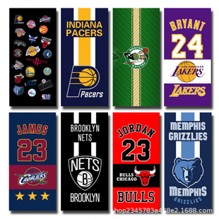 Trendy Sports Towels for Gym Use, Lakers-Themed Towels for Warriors Games, Beach Towels with Logo Customization