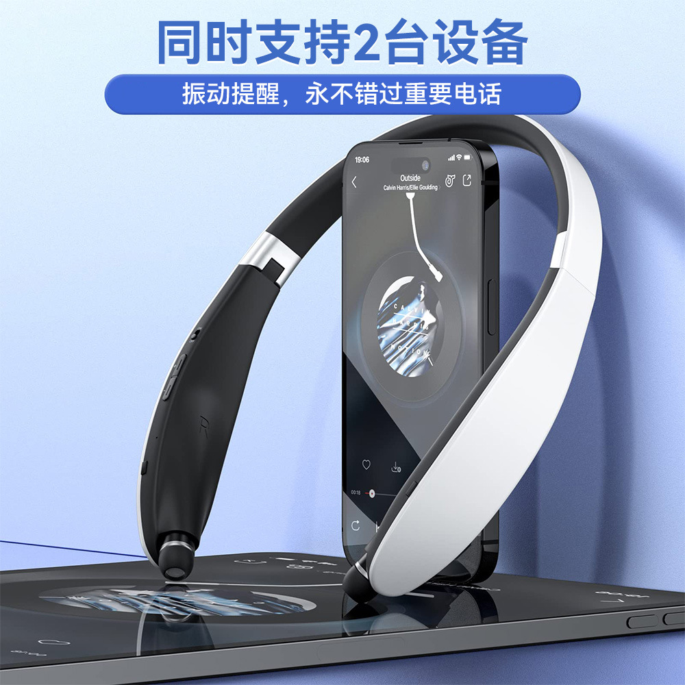 SX-991 estéreo Bluetooth auricular 5,0 plegable universal deportes música auricular L28 Halter auriculares inalámbricos