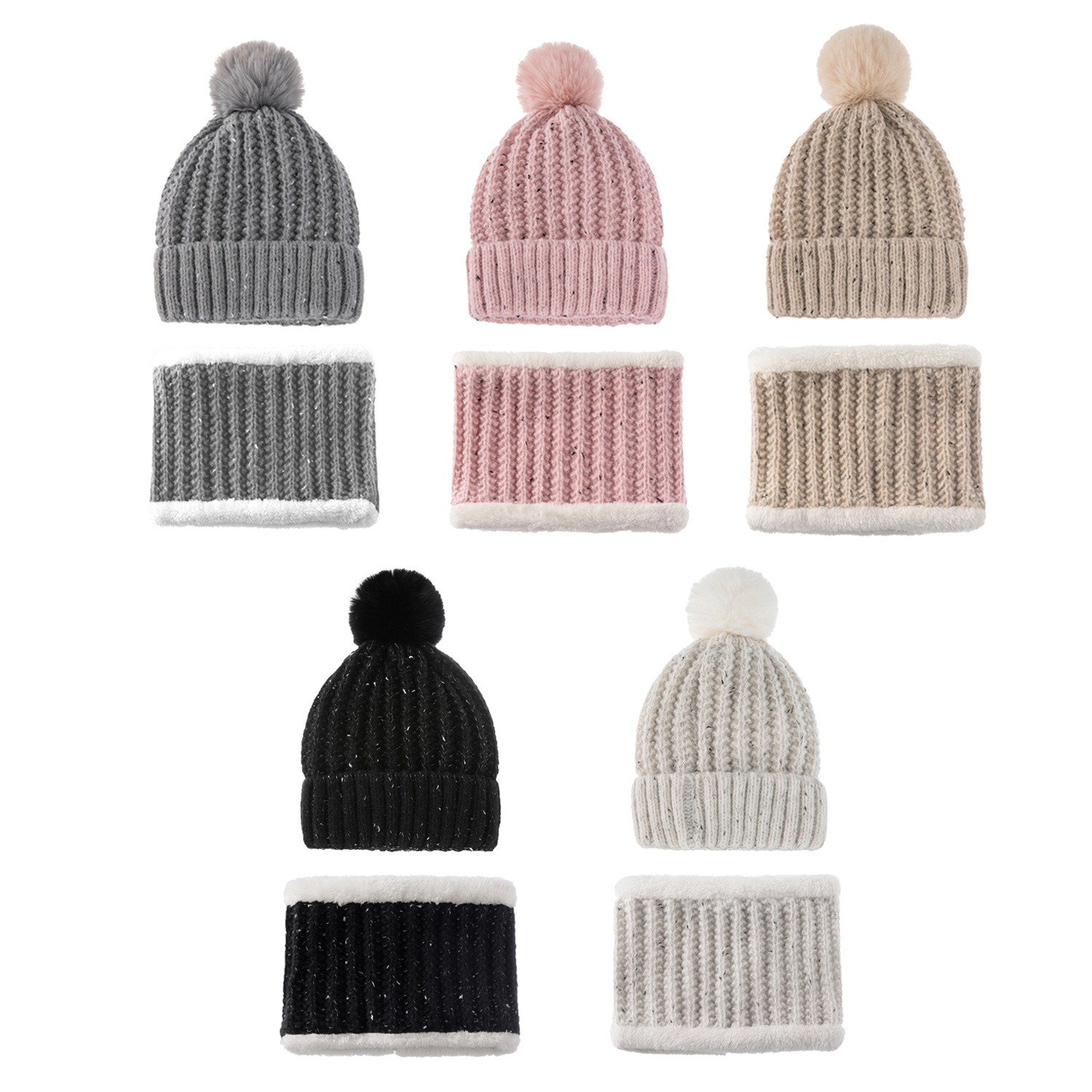 Women's Simple Style Solid Color Pom Poms Wool Cap display picture 1