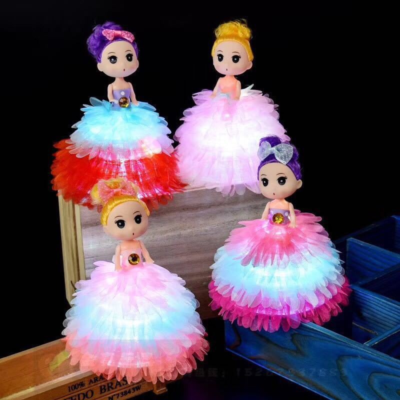 cute flashing glowing doll