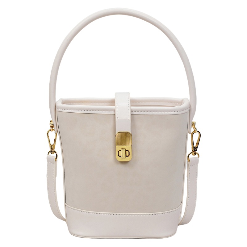 Cross-border 2025 otoño y invierno nuevo bolso de cubo de mano de mujer sensación de alto nivel leopardo mochila retro de viaje