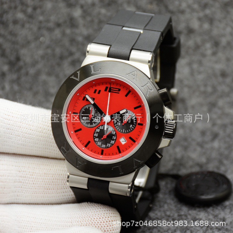 Ventas transfronterizas calientes de seis agujas de cuarzo VK cronógrafo multifuncional de reloj de pulsera de hombre con luz nocturna fábrica directa