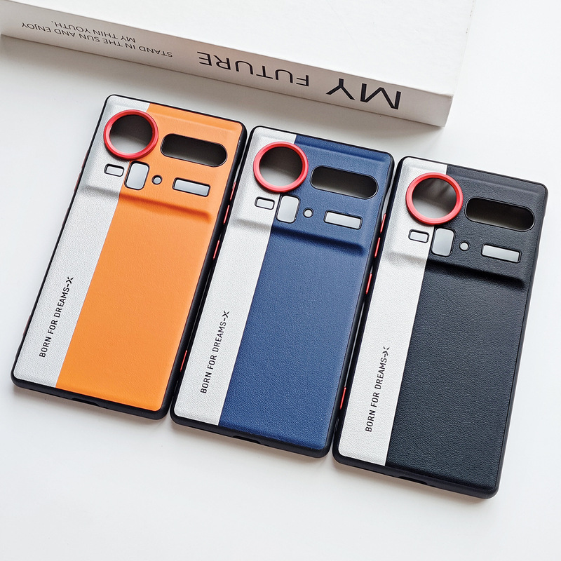 Suitable for Nubia Z80Ultra Mobile Phone Case Creative Splicing Z70Sultra Anti-Fall Camera Protective Cover