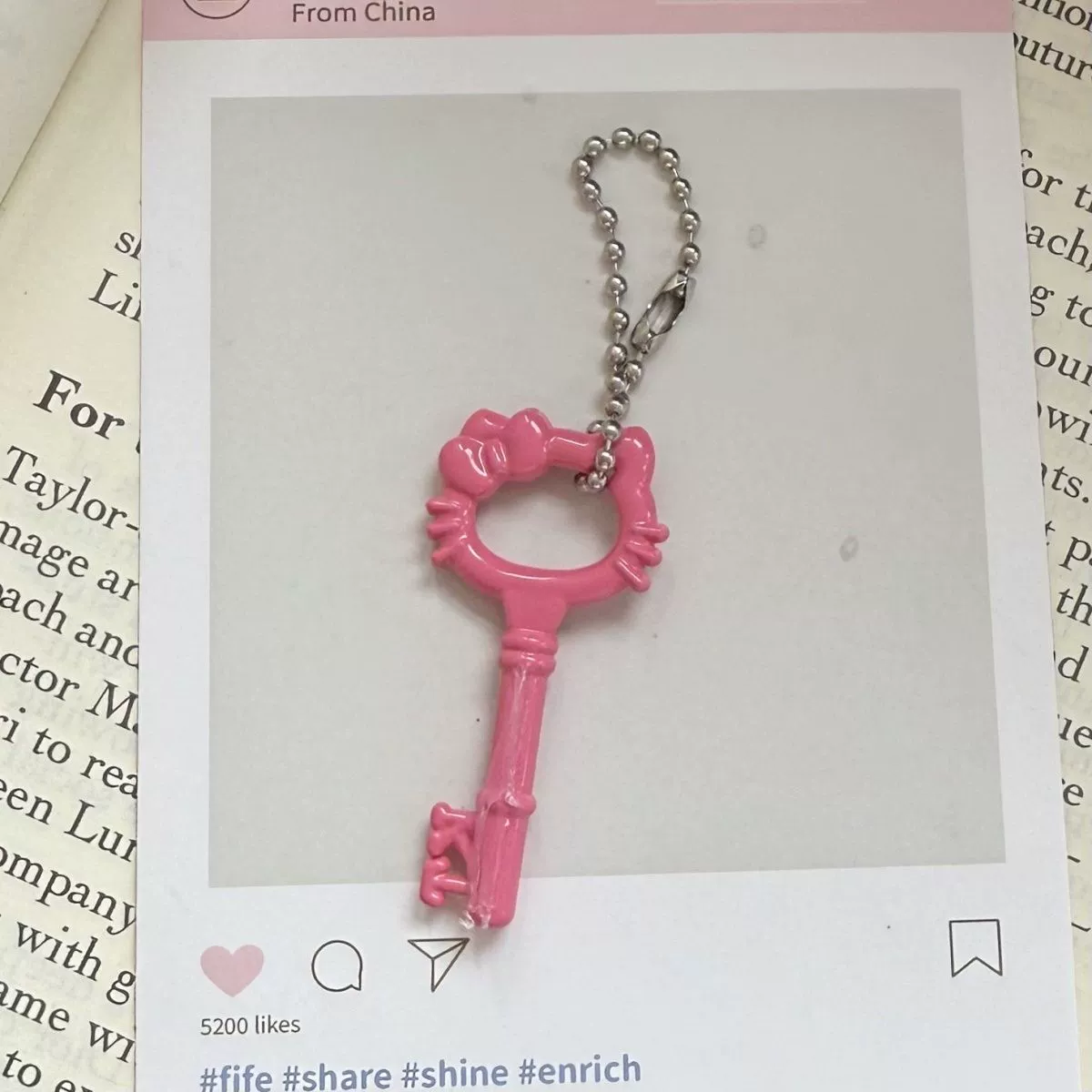 Cute Keychain Accessory, Universal Cat-Key Design, Backpack & Key Bag, Multi-Color