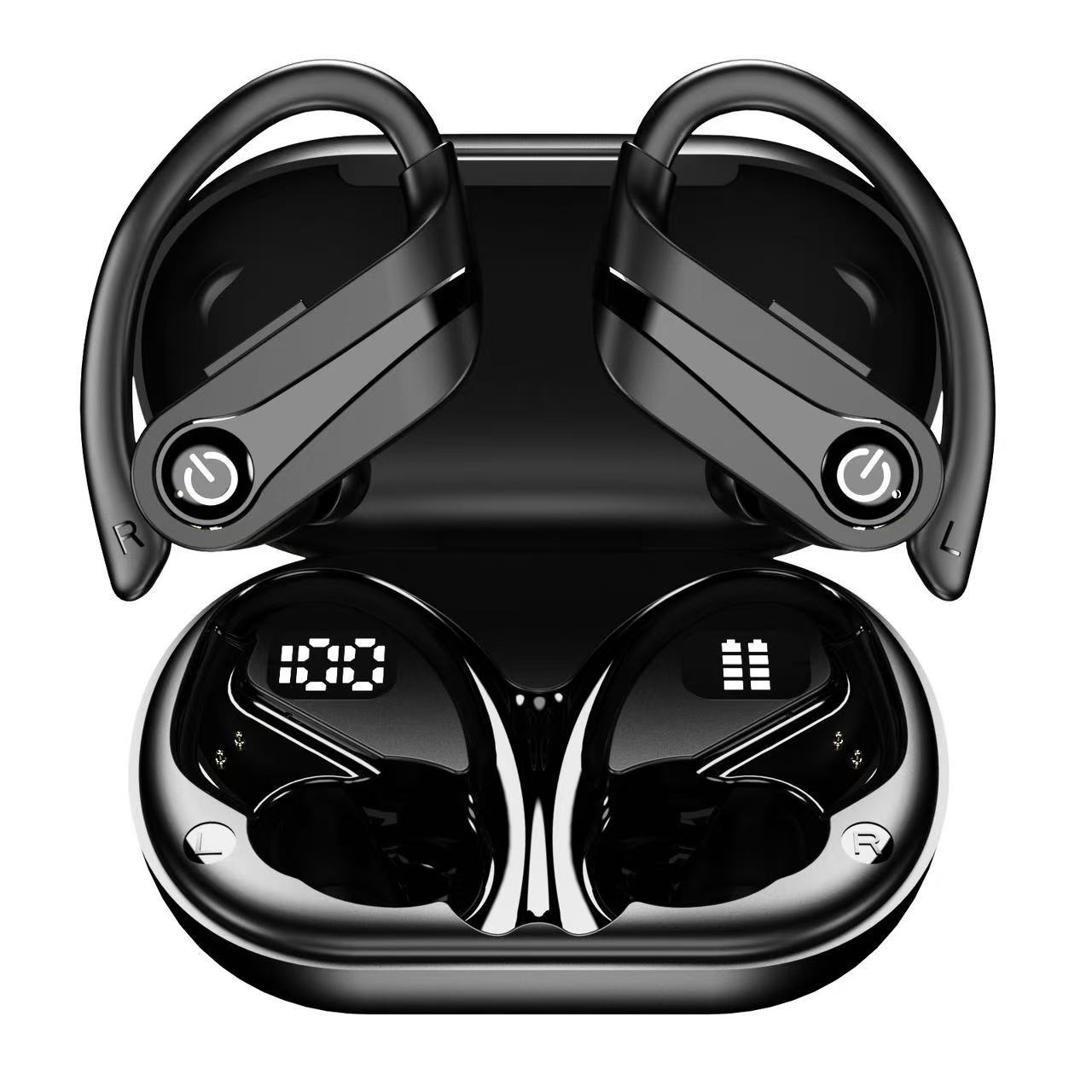 Bluetooth Earphones with Noise Reduction, Ultra-Long Battery Life, for Sports, E-Sports, and Gaming, Private Model Wireless In-Ear Design with Noise Reduction