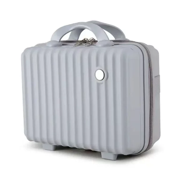 Round logo hand luggage makeup small box 14inch cartoon cute password box convenient mini storage box for women