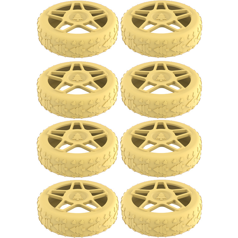 Caster shoesスーツケースホイールシリコン保護カバー耐摩耗性全包スーツケースホイールシリコン保護カバー