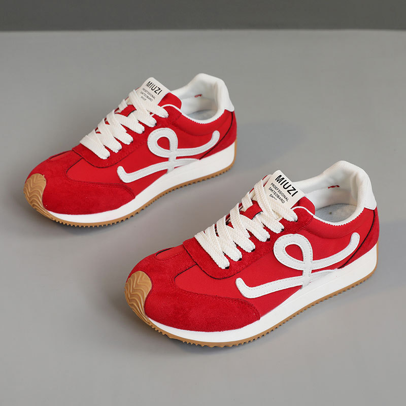 Fscl001 New 2025 Spring and Summer Breathable White Shoes Korean Style Wear-Resistant and Height-Increasing Casual Student Sneakers