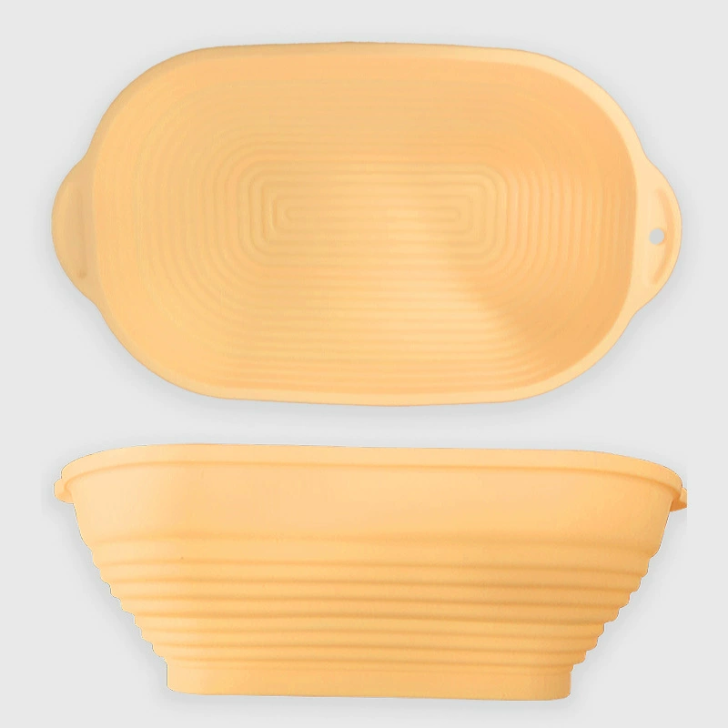 Силиконовая складная корзина для брожения хлеба, пригодна для духовки и микроволновки, корзина для выпечки, защита теста, синий комплект