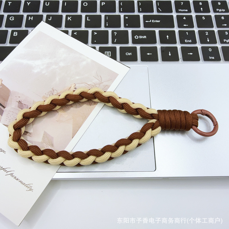 手工编织手机挂绳手腕防丢钥匙扣水杯包包钥匙挂件u盘绳挂饰腕带|undefined