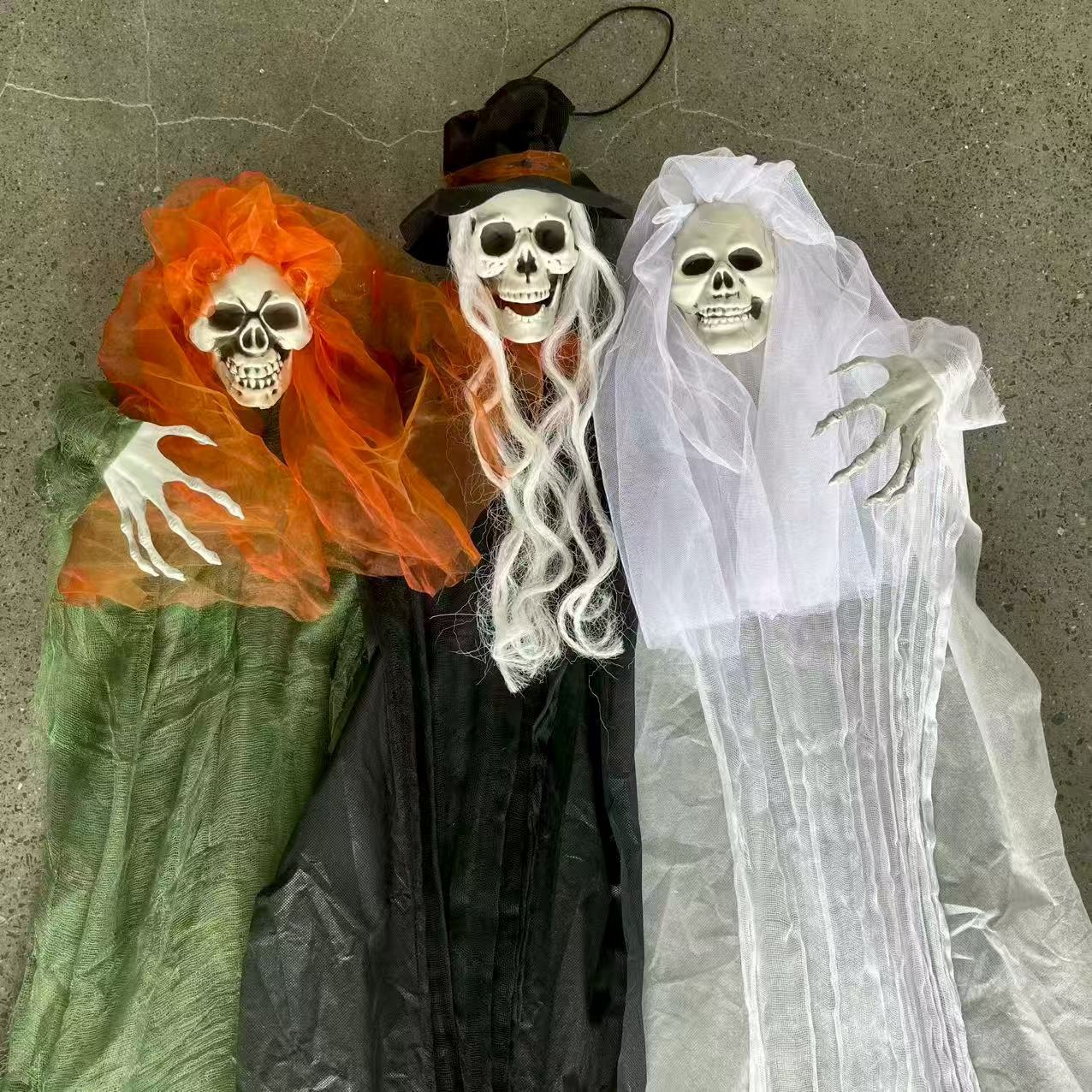 Adorno de Esqueleto Colgante para Casa Embrujada y Halloween