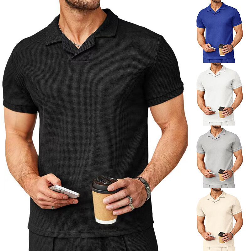 Regular Sleeve Sleeve Type Men's Solid Color  Shirt Men's Clothing