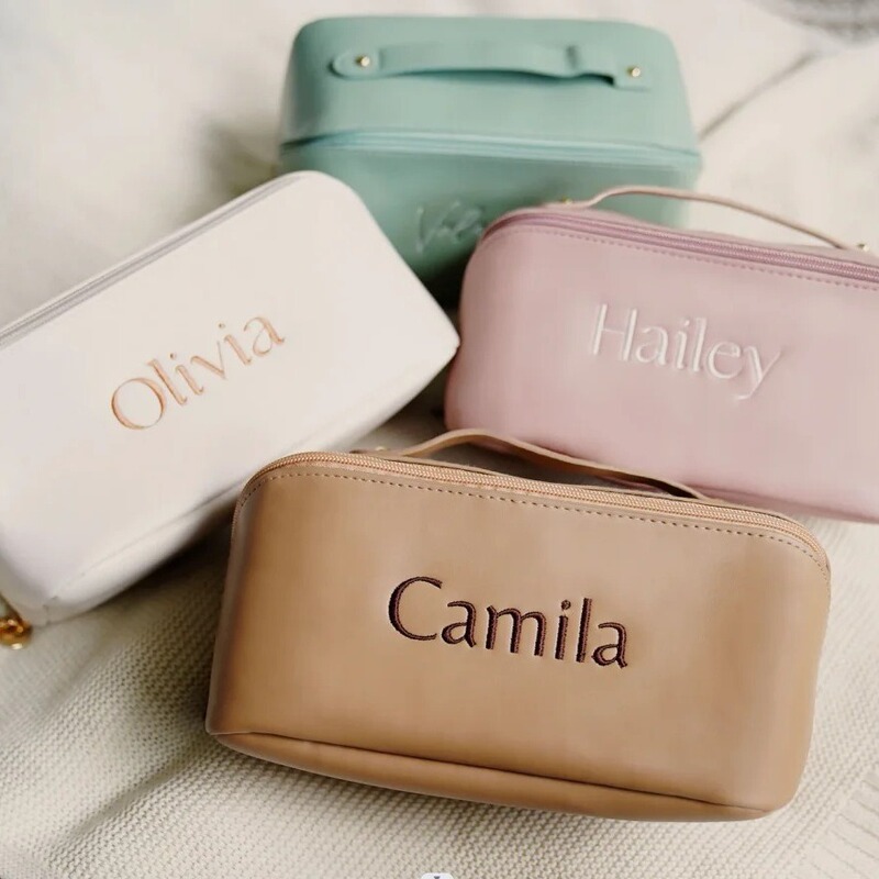 Etsy Distinctive Embroidered Cosmetic Bag Large Capacity High-end Sense Three-dimensional Cosmetic Case Women's Portable Wash Storage Bag Etsy Distinctive Embroidered Cosmetic Bag Large Capacity High-end Sense Three-dimensional Cosmetic Case Women's Portable Wash Storage Bag
