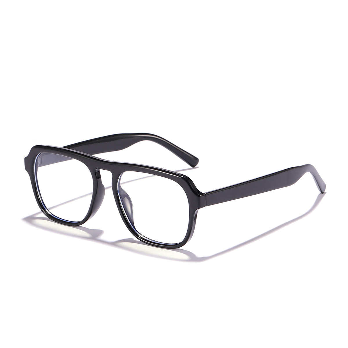 2023 retro de un solo haz anti-azul gafas de luz artístico gran marco adelgazante gafas de sol hombres y mujeres moda ins estilo gafas de sol