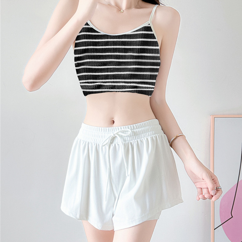 Yoga Suit Women's Two-Piece Split Swimsuit Women's Shorts Vest Fitness Sportswear Hot Girl Sweet Girl Swimsuit Yoga Suit Women's Two-Piece Split Swimsuit Women's Shorts Vest Fitness Sportswear Hot Girl Sweet Girl Swimsuit