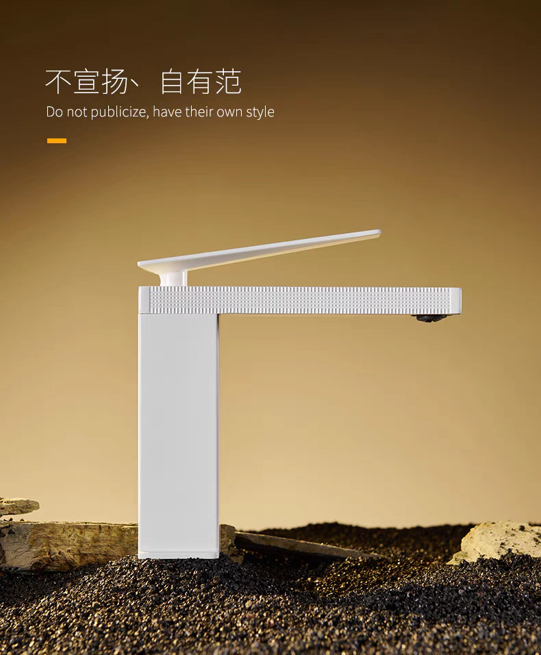 All-copper faucet, household washbasin, bathroom washbasin, hot and cold dual-purpose bathroom cabinet, gun gray faucet undefined