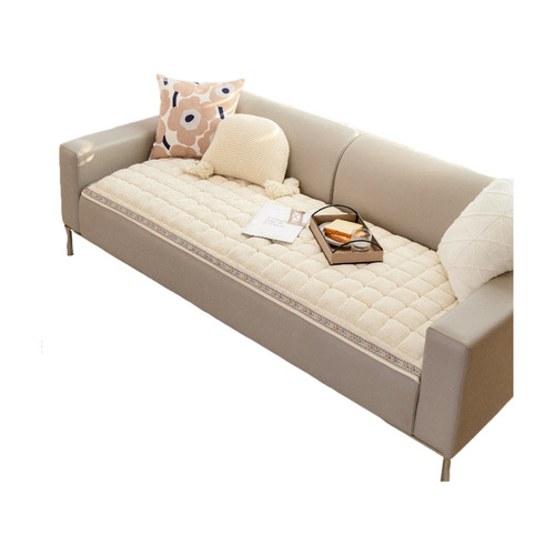 Chenille sofa cushion, universal seat cushion for all seasons, light luxury, modern high-end non-slip leather sofa cover, backrest towel and cover cloth