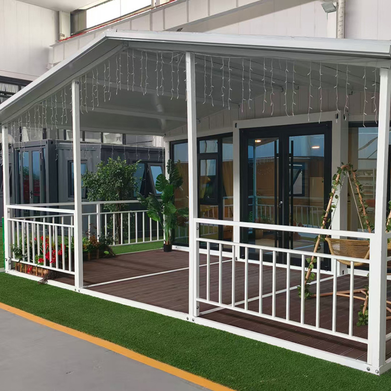 Casa Contenedor Expandible con Techo Puntiagudo para Atracciones Turísticas al Aire Libre, Vivienda Integrada Popular, Alojamiento, Casa Contenedor Habitable, Casa Móvil.