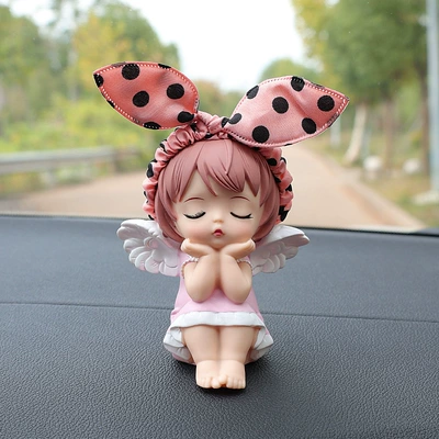 Nömrəli dayanma kartı special supplies car temporary parking - pink-annie-pink-knot-black-polka-dots