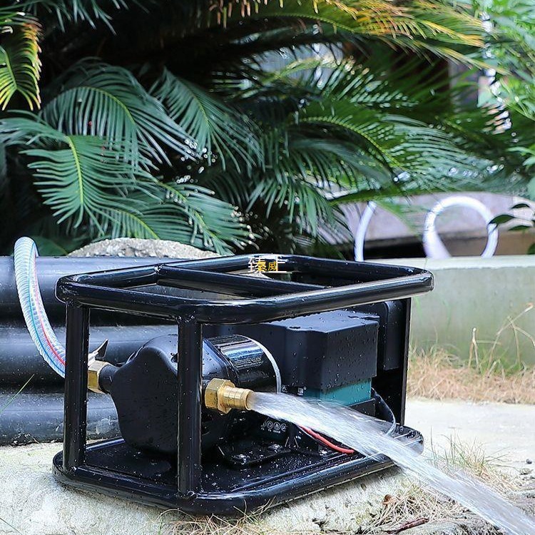 充电式大流量抽水泵浇菜菜地浇水机农用浇地灌溉淋菜抽水机铸钢