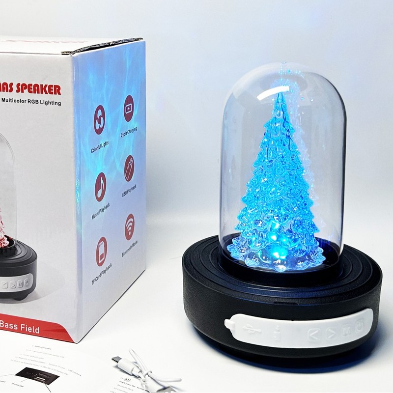 新製品 クリスマス発光Bluetoothスピーカー 在庫あり 雰囲気照明付きサブウーファー 小型スピーカー メーカー直販|undefined