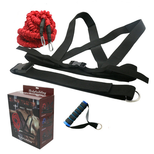 Pair resistance training cord, pulling cord, elastic cord, track and field running explosive power, jumping physical training resistance cord