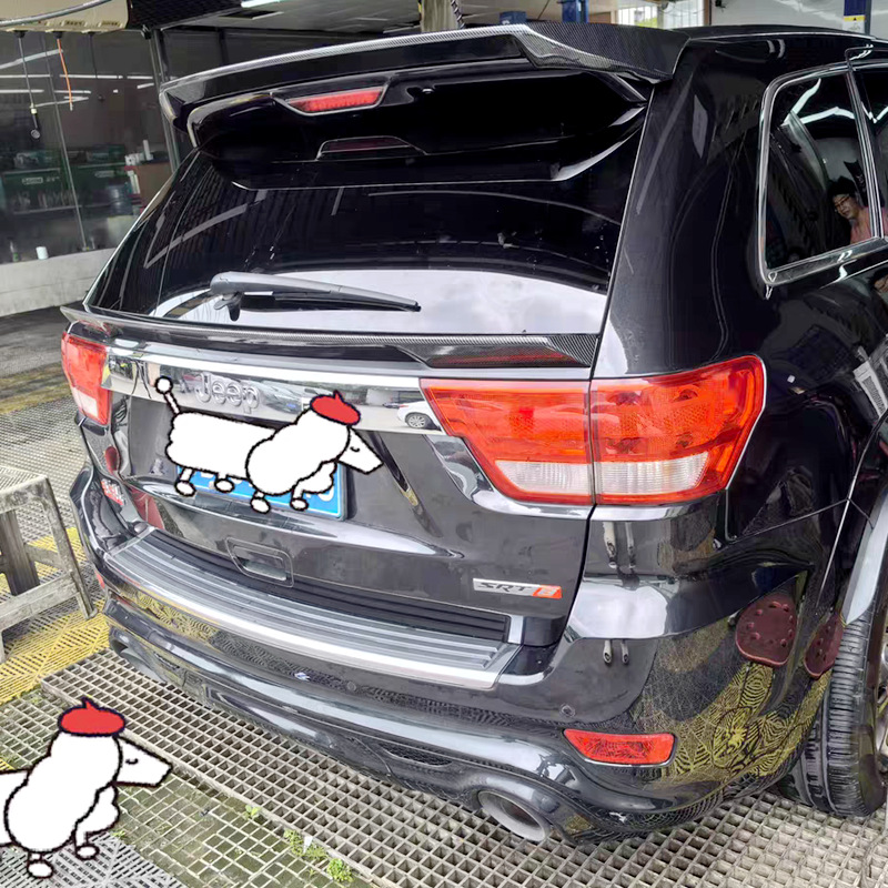 Suitable for 2014-2021 Jeep Grand Cherokee Rear Wing Mid-Wing Car Modification Without Drilling Installation